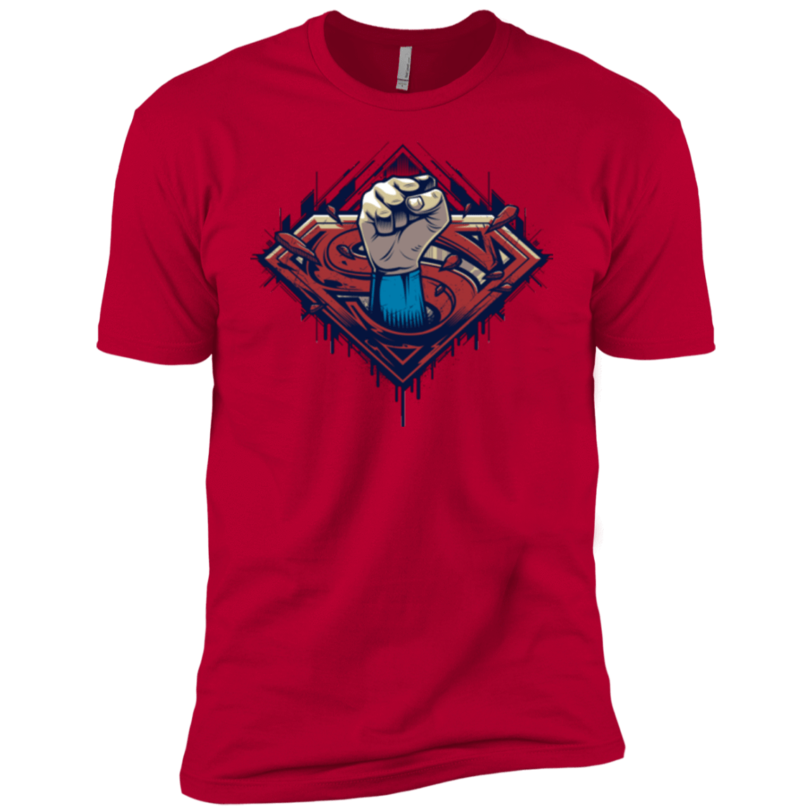 T-Shirts Red / YXS Steel Hero Boys Premium T-Shirt