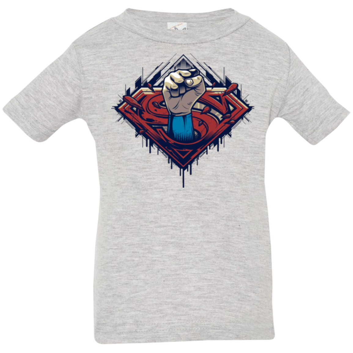 T-Shirts Heather / 6 Months Steel Hero Infant PremiumT-Shirt