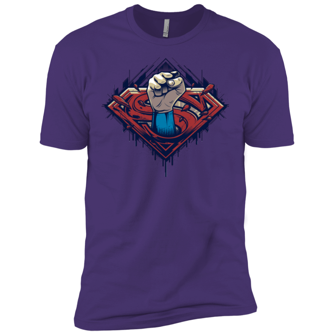 T-Shirts Purple / X-Small Steel Hero Men's Premium T-Shirt