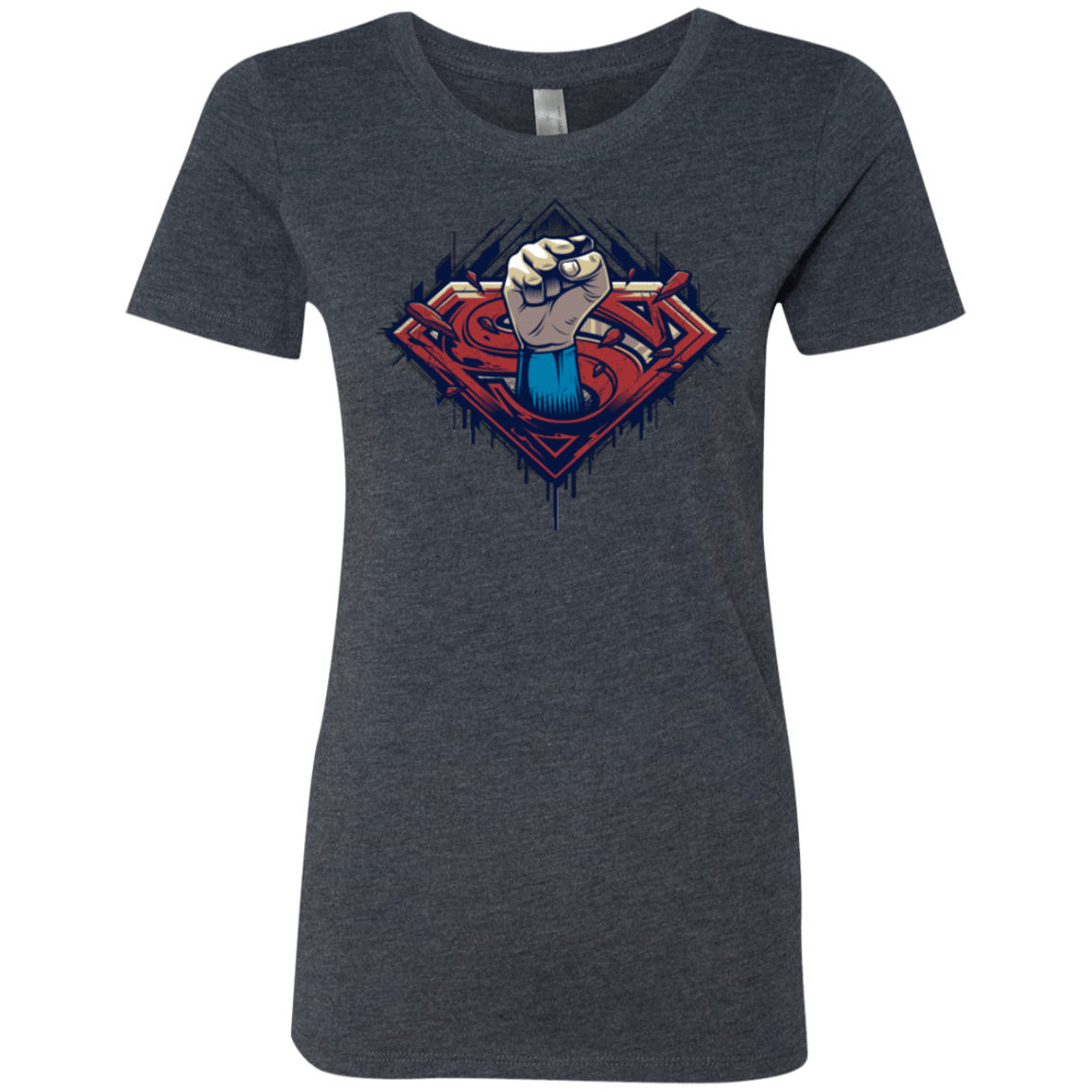 T-Shirts Vintage Navy / Small Steel Hero Women's Triblend T-Shirt