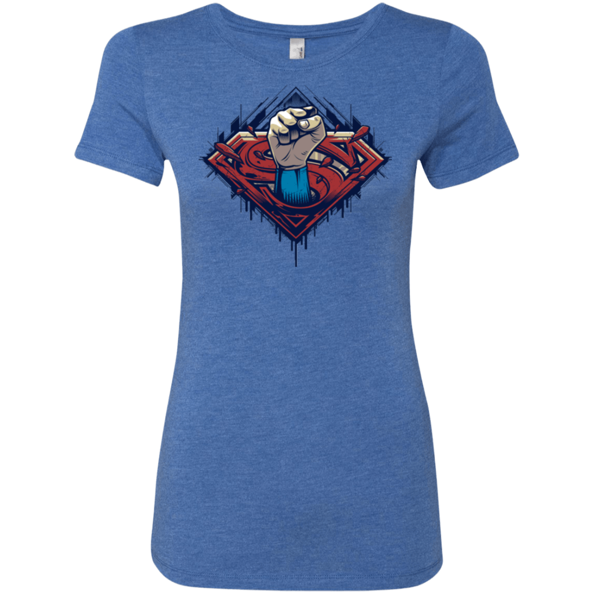 T-Shirts Vintage Royal / Small Steel Hero Women's Triblend T-Shirt