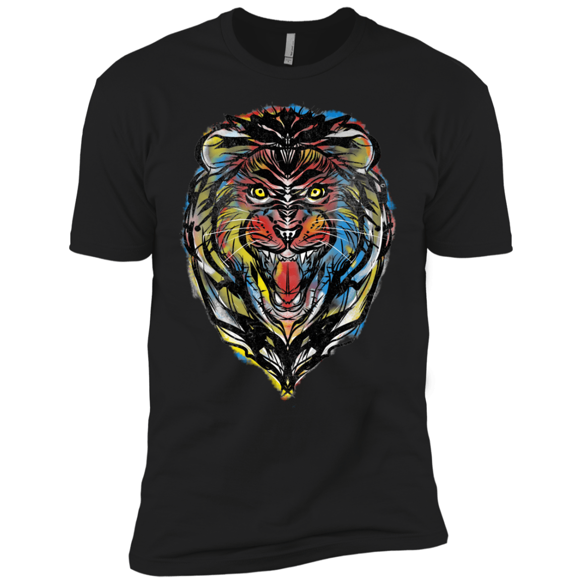 Stencil Lion Boys Premium T-Shirt