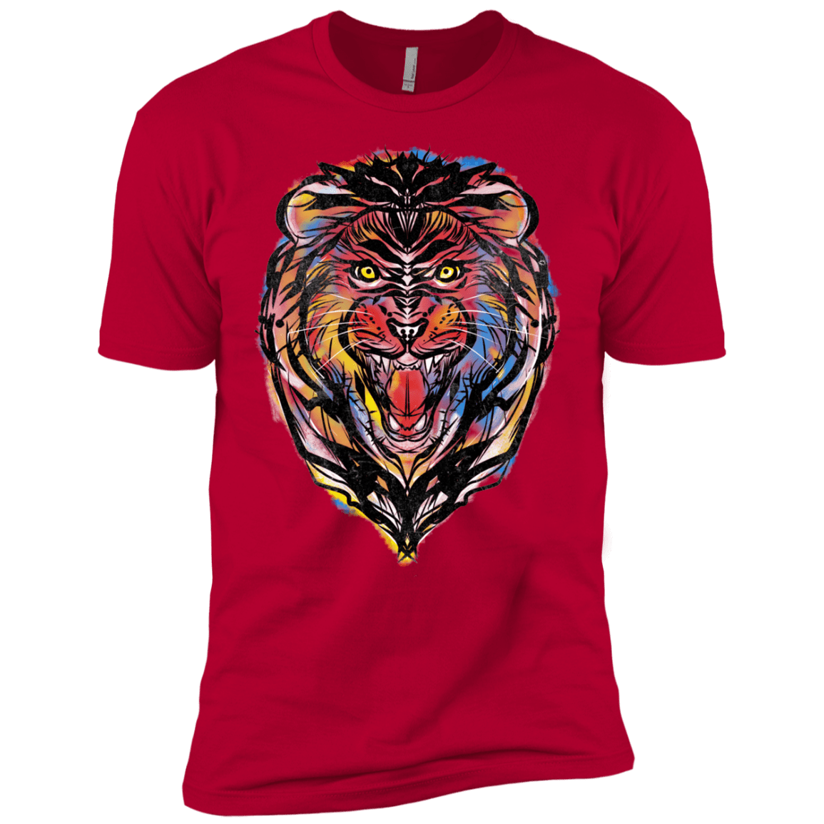 Stencil Lion Boys Premium T-Shirt