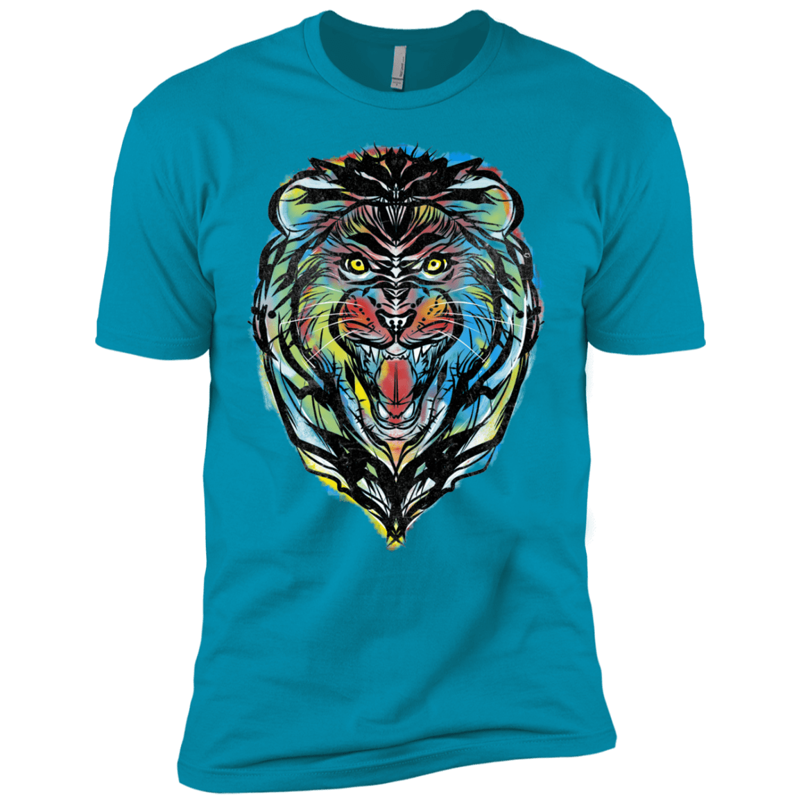 Stencil Lion Boys Premium T-Shirt