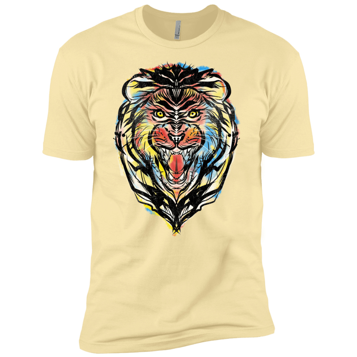Stencil Lion Men's Premium T-Shirt