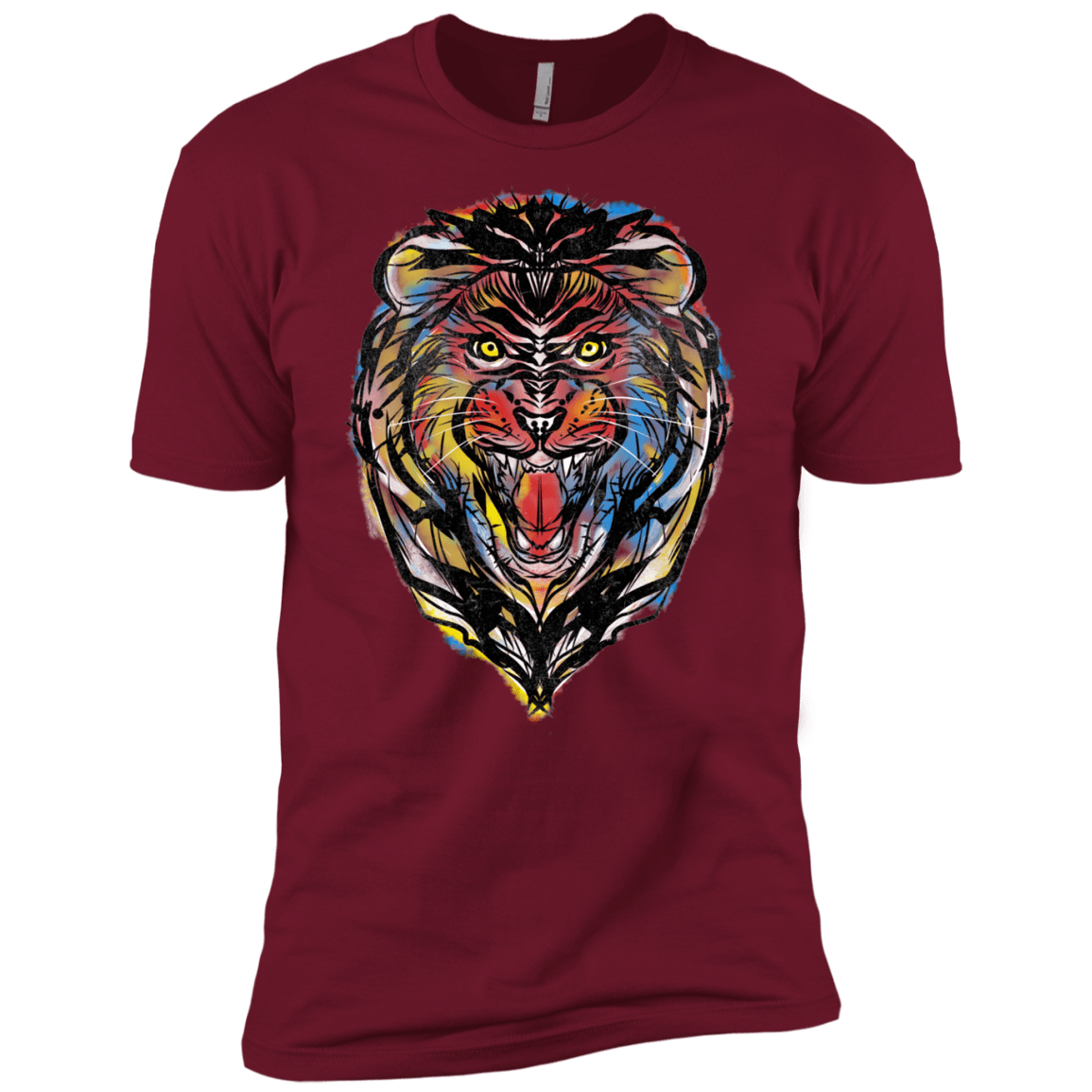 Stencil Lion Men's Premium T-Shirt