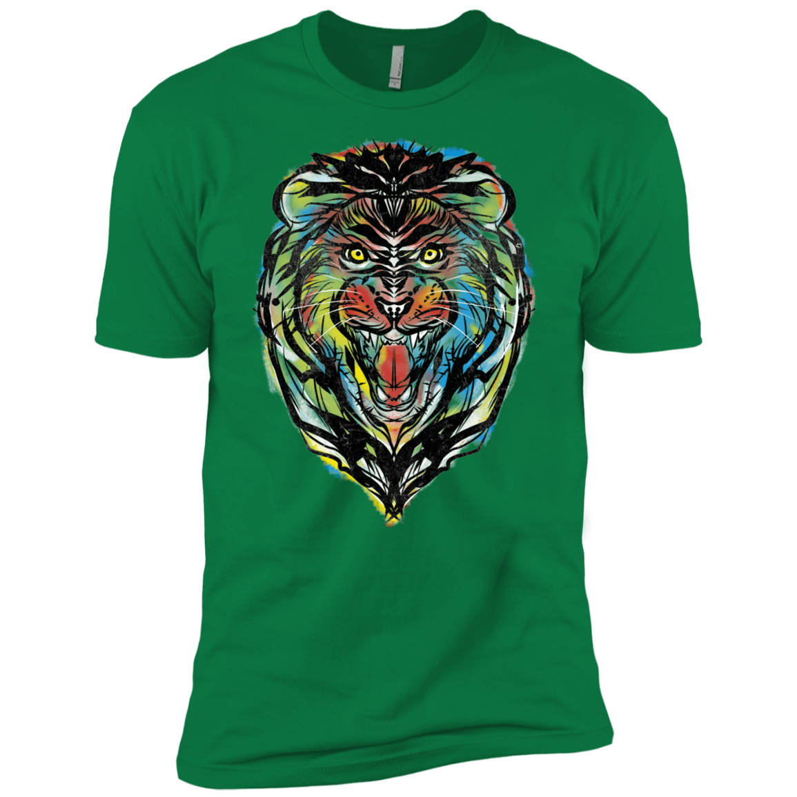 Stencil Lion Men's Premium T-Shirt