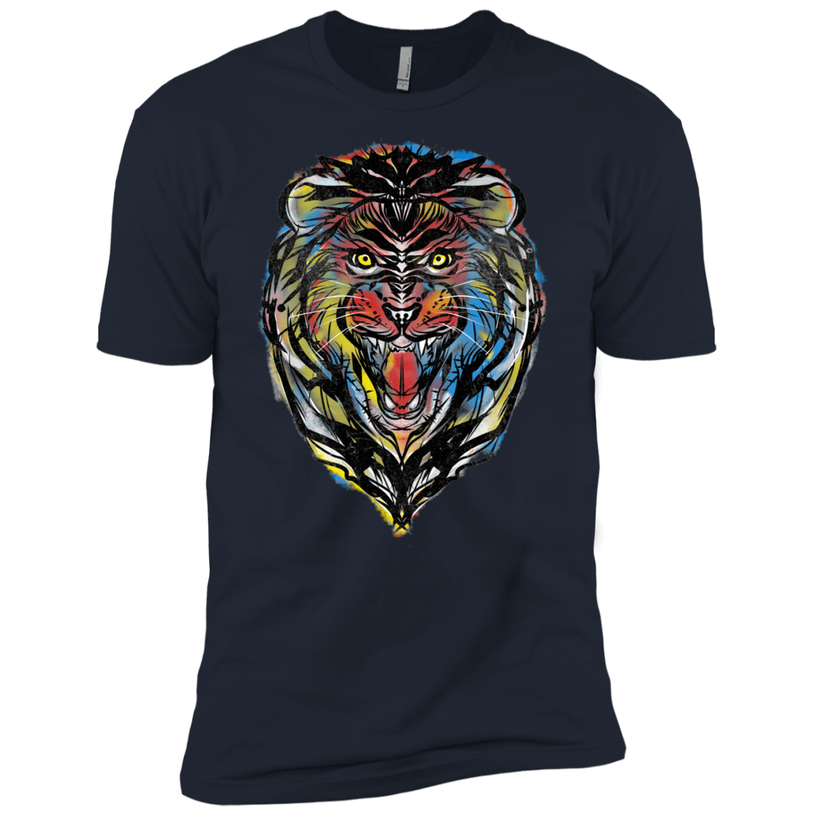 Stencil Lion Men's Premium T-Shirt