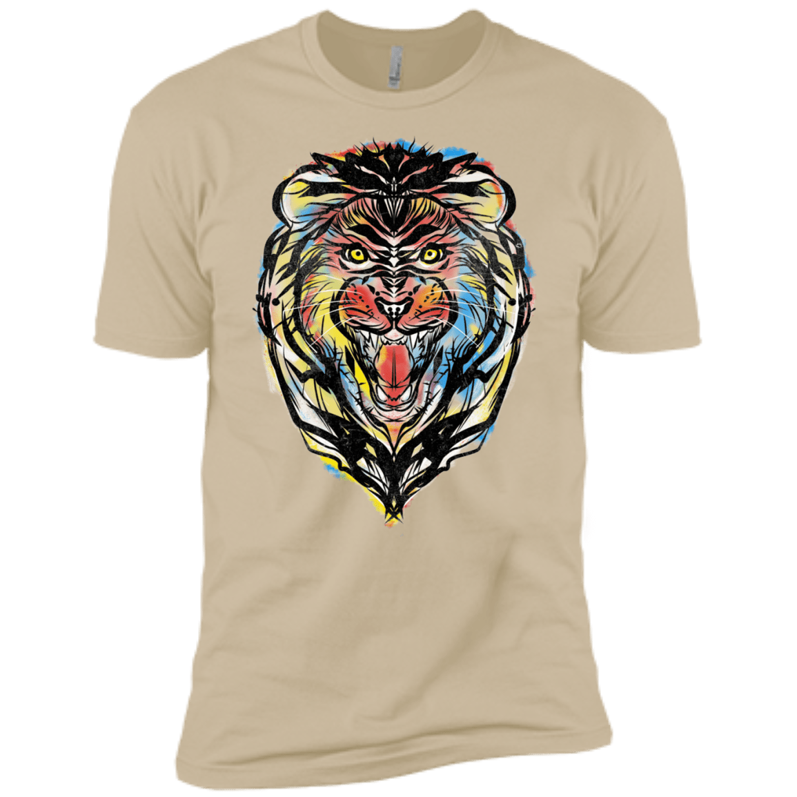 Stencil Lion Men's Premium T-Shirt