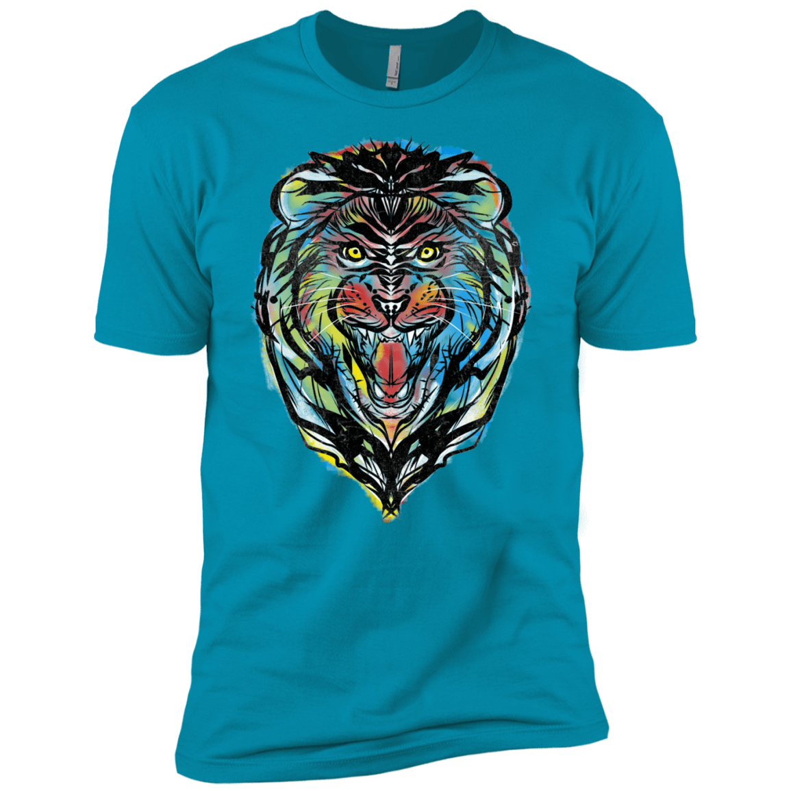 Stencil Lion Men's Premium T-Shirt
