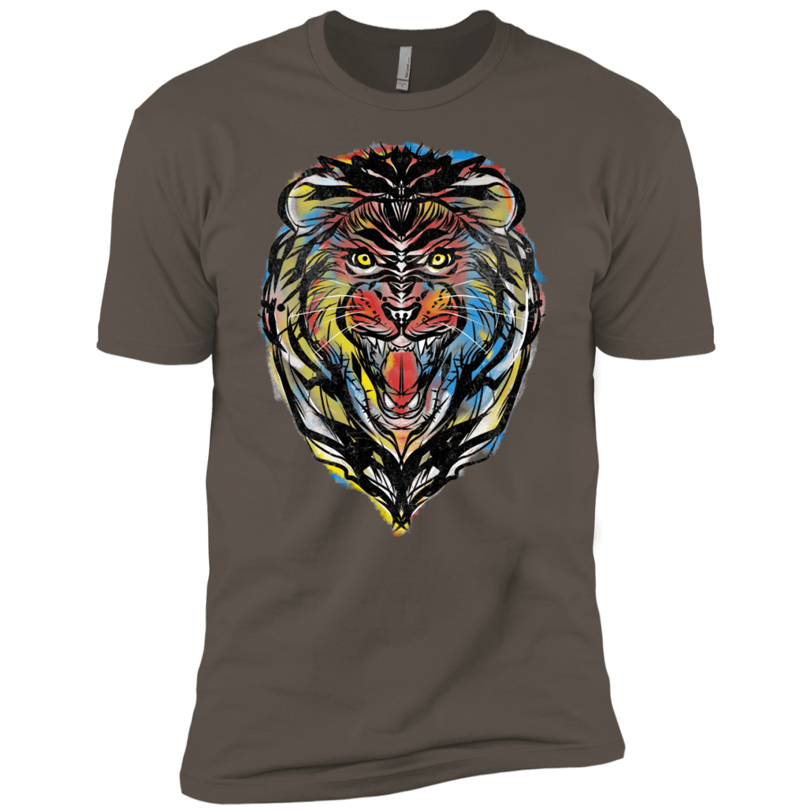 Stencil Lion Men's Premium T-Shirt