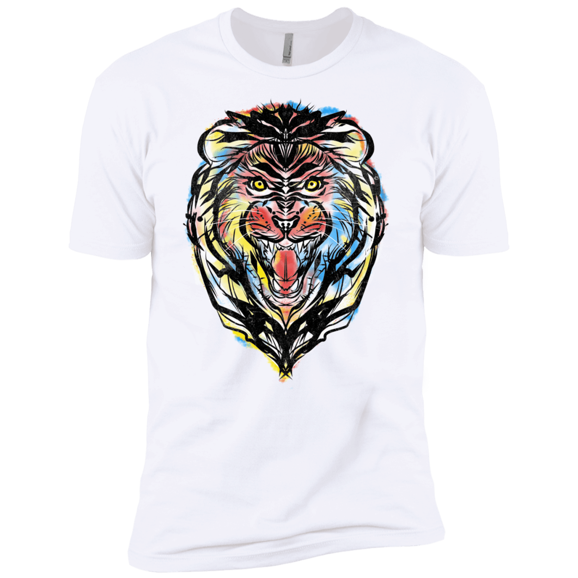 Stencil Lion Men's Premium T-Shirt