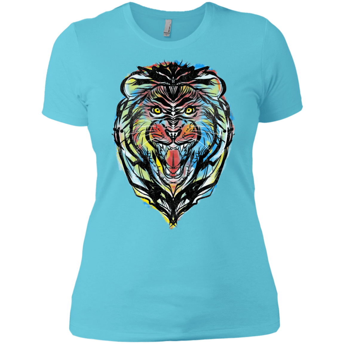 T-Shirts Cancun / X-Small Stencil Lion Women's Premium T-Shirt