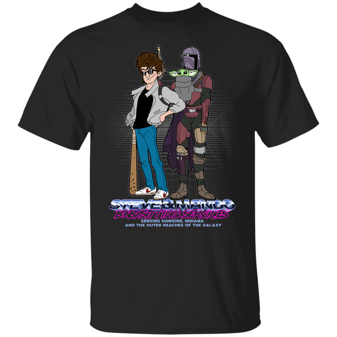 T-Shirts Black / YXS Steve and Mando Babysitting Youth T-Shirt