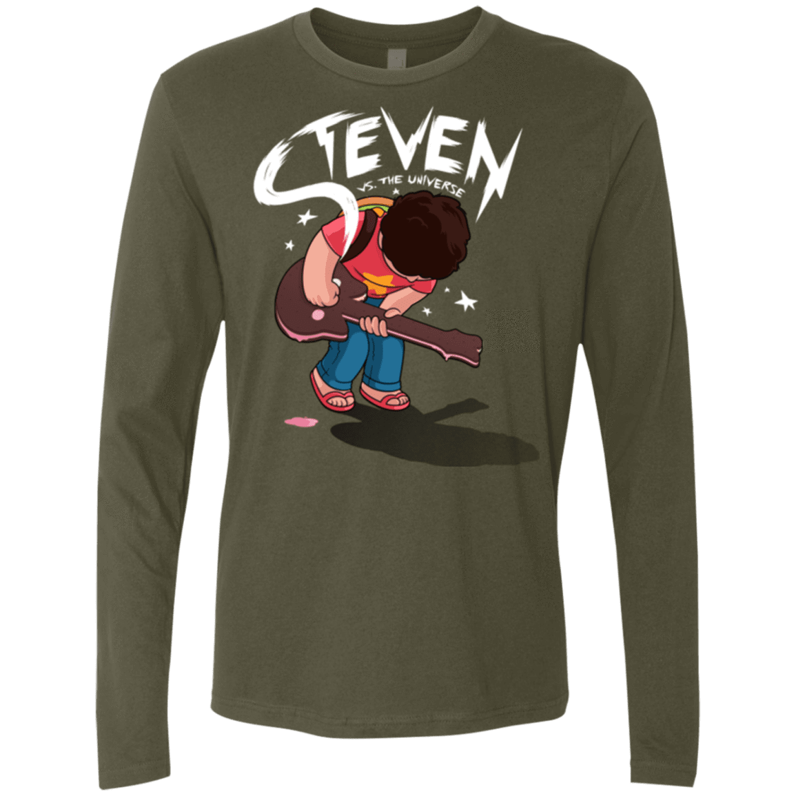 T-Shirts Military Green / Small Steven Universe Men's Premium Long Sleeve