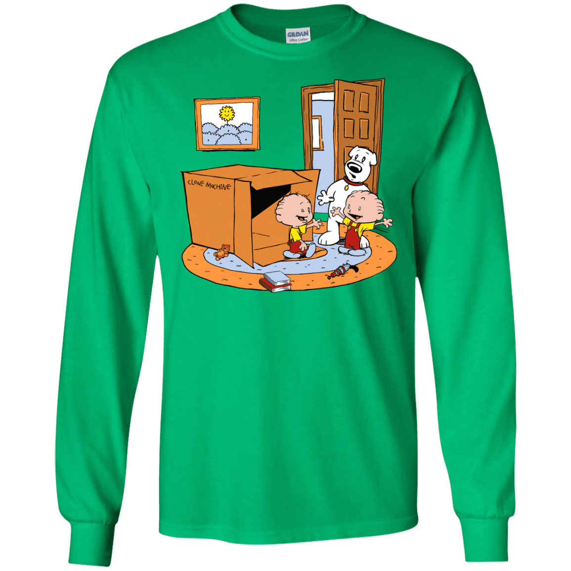 T-Shirts Irish Green / S Stewie and Brian Men's Long Sleeve T-Shirt