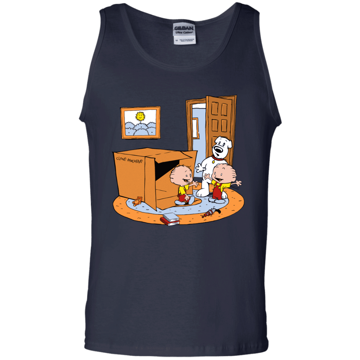 T-Shirts Navy / S Stewie and Brian Men's Tank Top