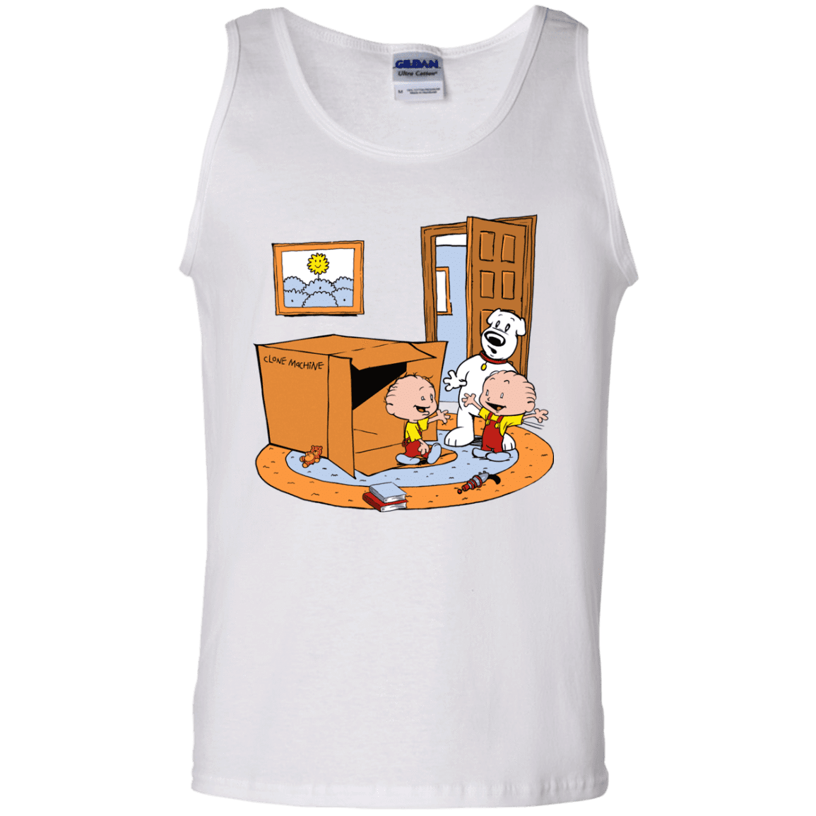 T-Shirts White / S Stewie and Brian Men's Tank Top