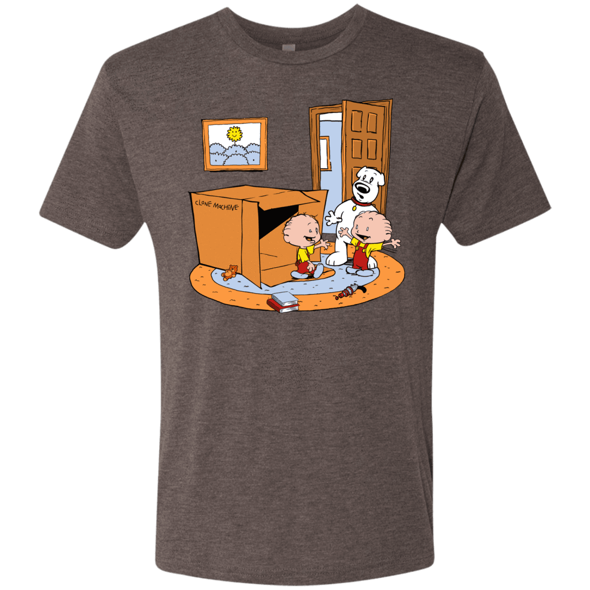 T-Shirts Macchiato / S Stewie and Brian Men's Triblend T-Shirt
