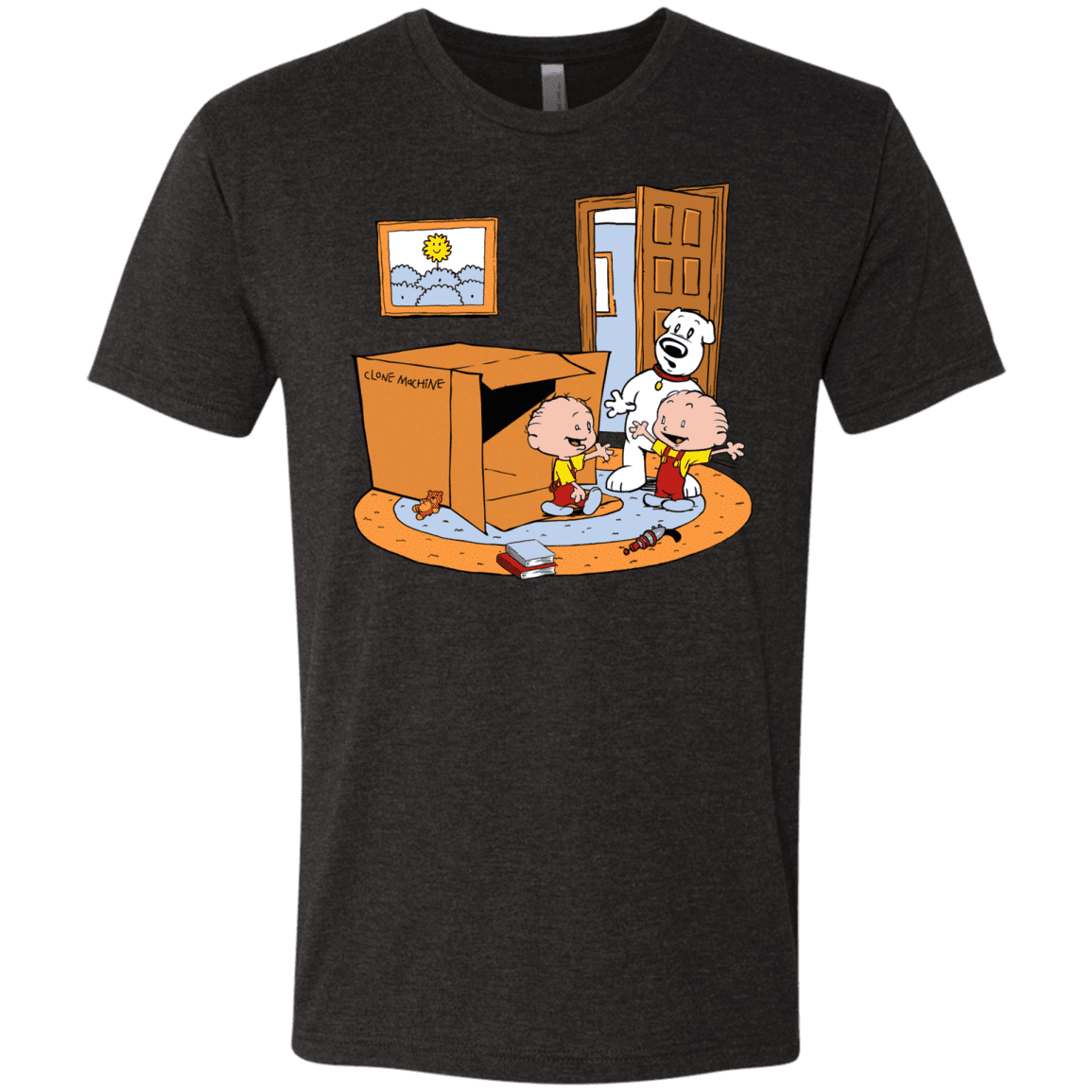 T-Shirts Vintage Black / S Stewie and Brian Men's Triblend T-Shirt