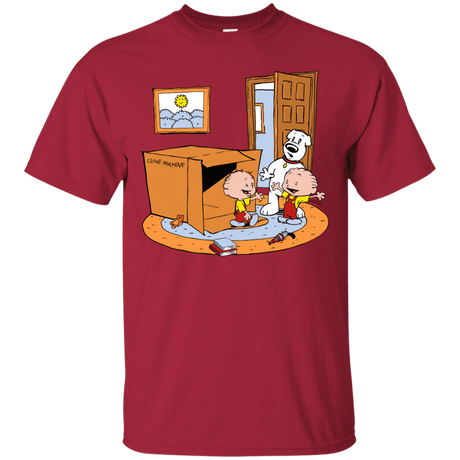 T-Shirts Cardinal / S Stewie and Brian T-Shirt