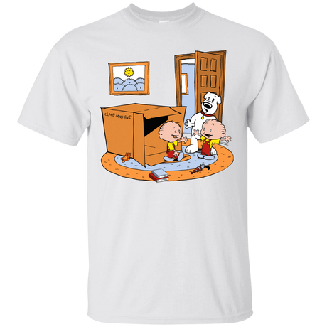 T-Shirts White / S Stewie and Brian T-Shirt