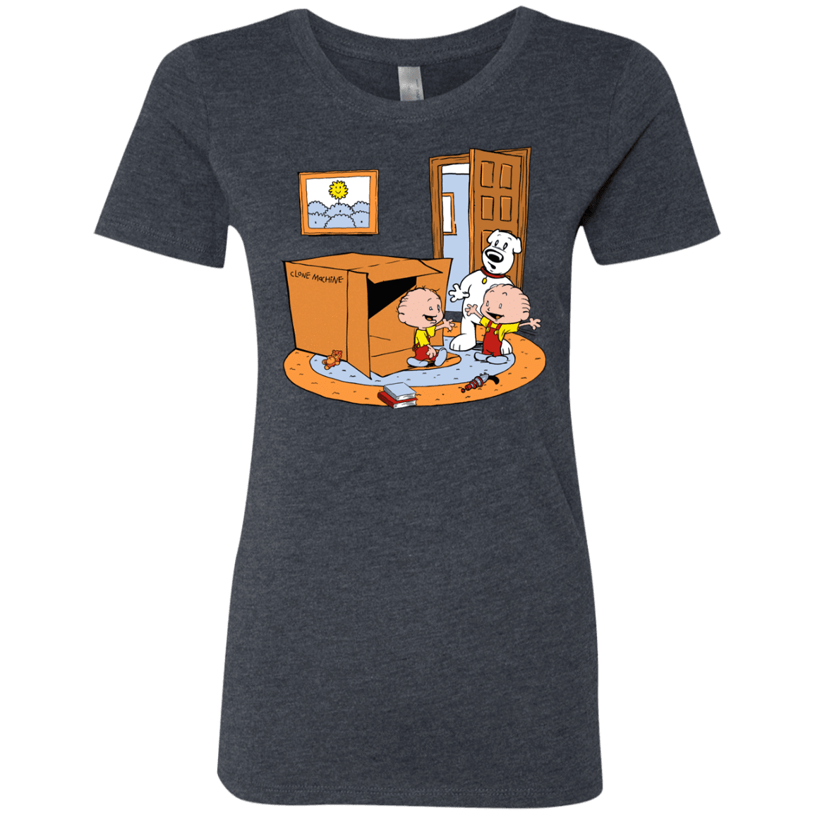 T-Shirts Vintage Navy / S Stewie and Brian Women's Triblend T-Shirt