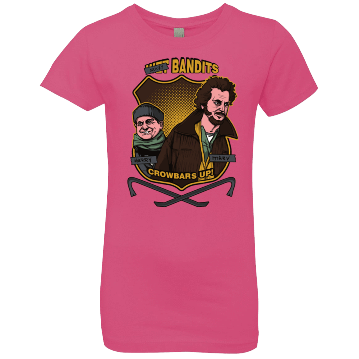 T-Shirts Hot Pink / YXS Sticky Bandits Girls Premium T-Shirt