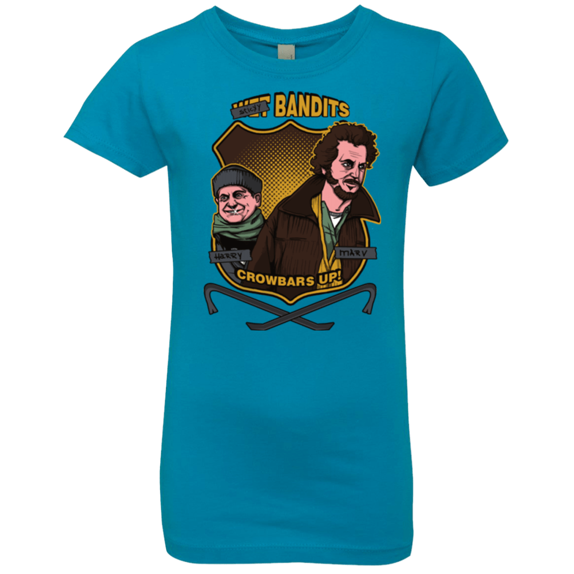 T-Shirts Turquoise / YXS Sticky Bandits Girls Premium T-Shirt