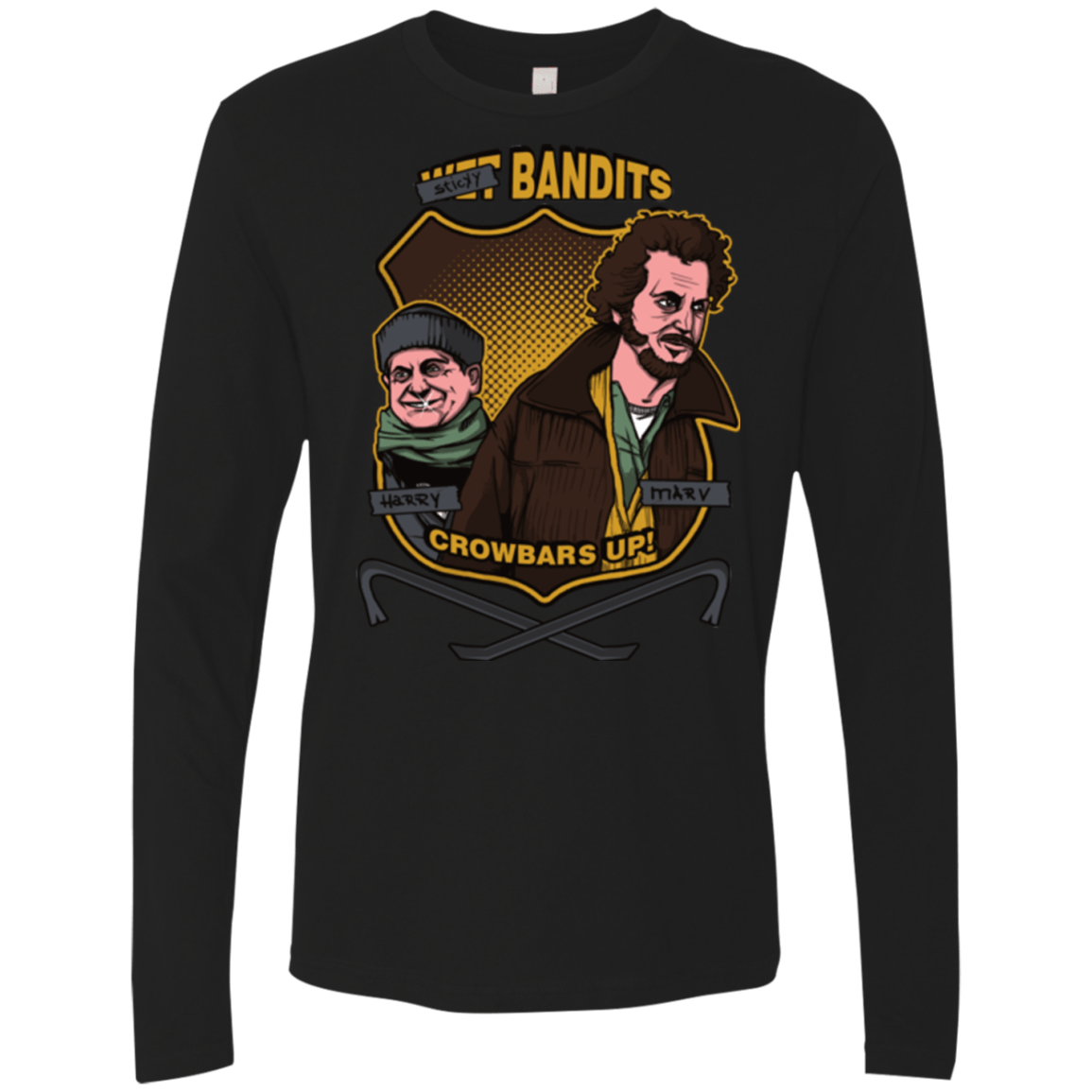 T-Shirts Black / Small Sticky Bandits Men's Premium Long Sleeve