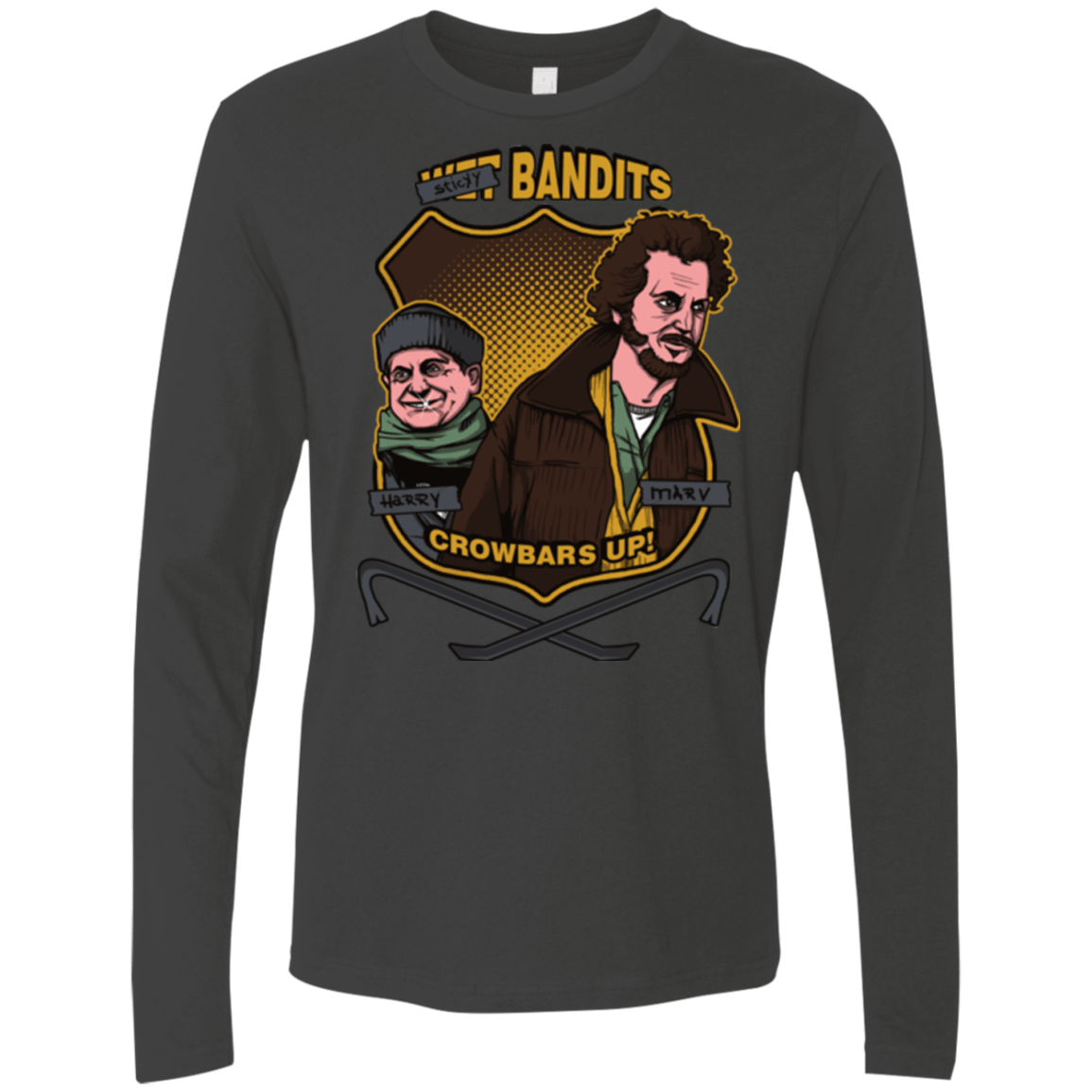 T-Shirts Heavy Metal / Small Sticky Bandits Men's Premium Long Sleeve