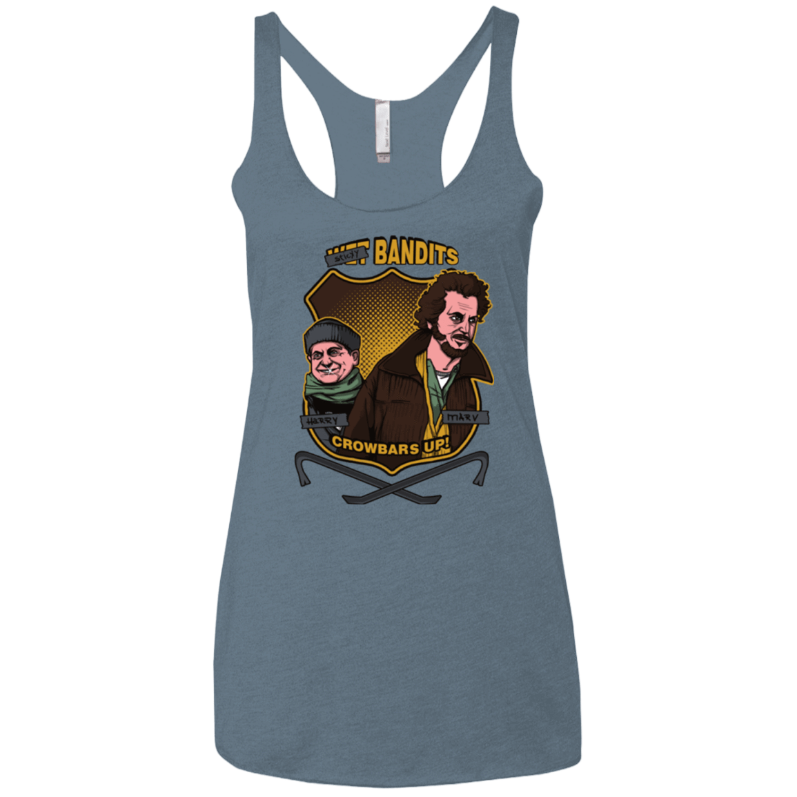 T-Shirts Indigo / X-Small Sticky Bandits Women's Triblend Racerback Tank