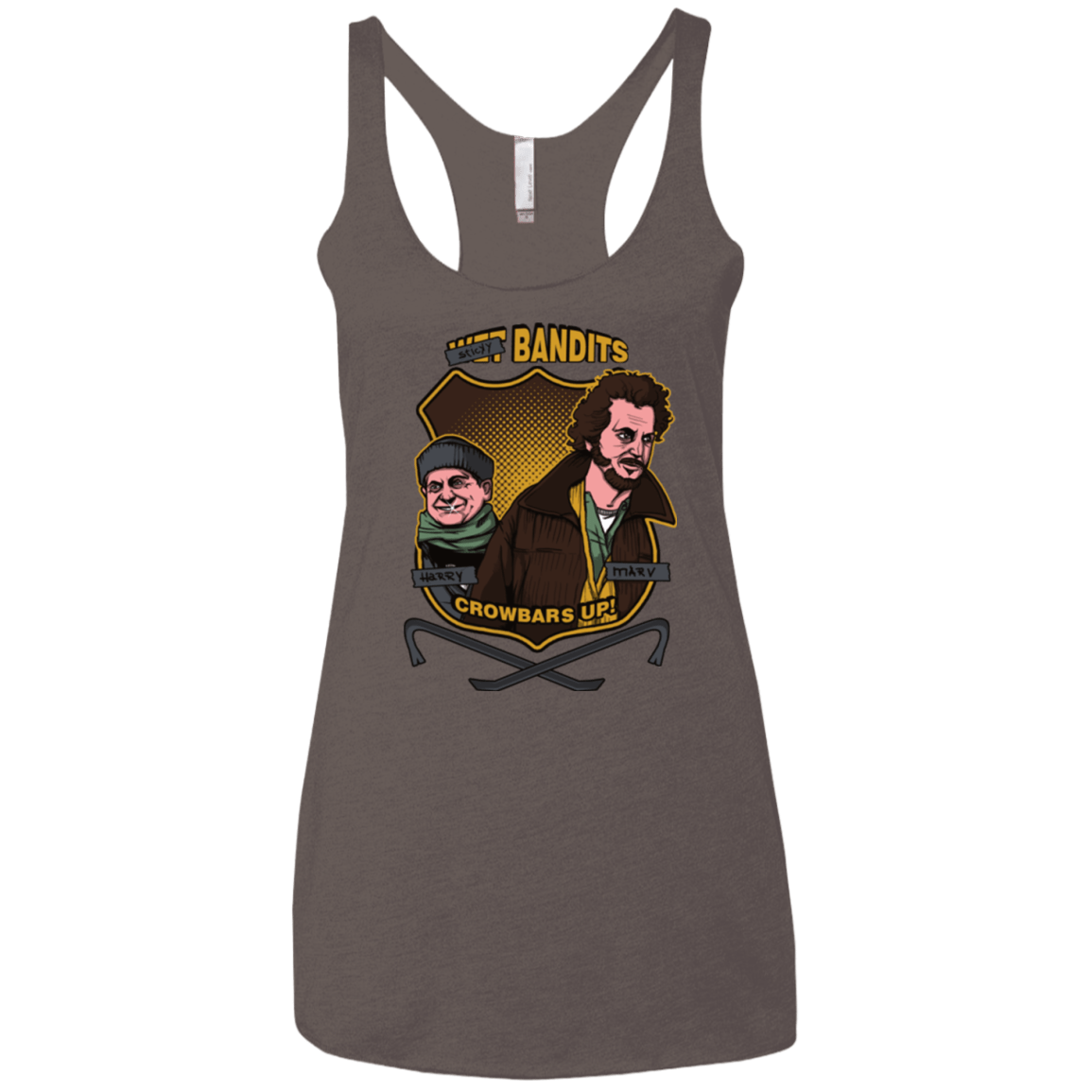 T-Shirts Macchiato / X-Small Sticky Bandits Women's Triblend Racerback Tank