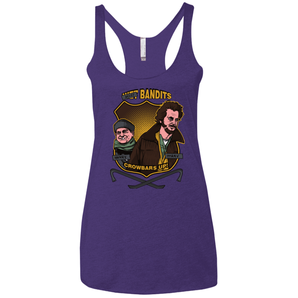 T-Shirts Purple Rush / X-Small Sticky Bandits Women's Triblend Racerback Tank