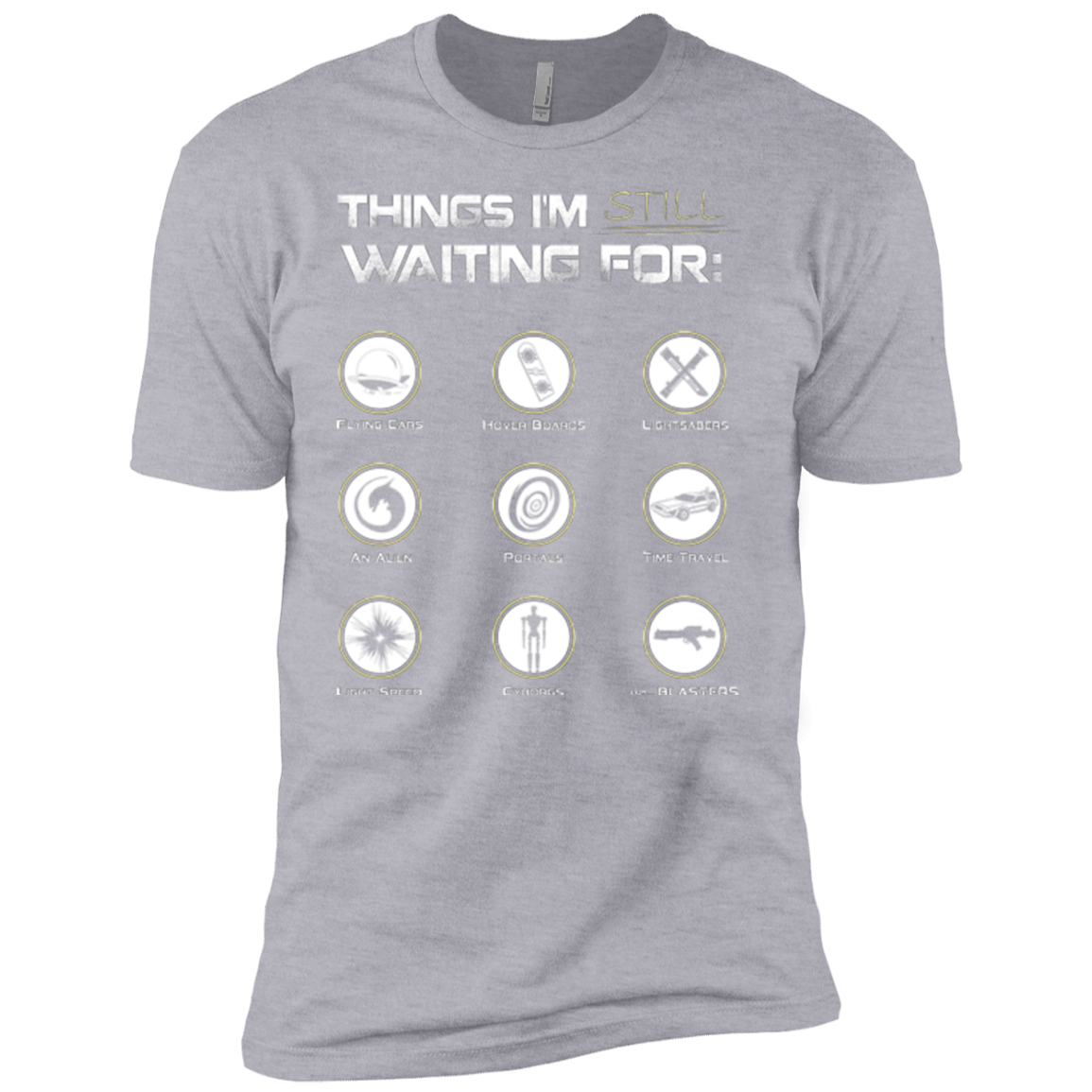 T-Shirts Heather Grey / YXS Still Waiting Boys Premium T-Shirt