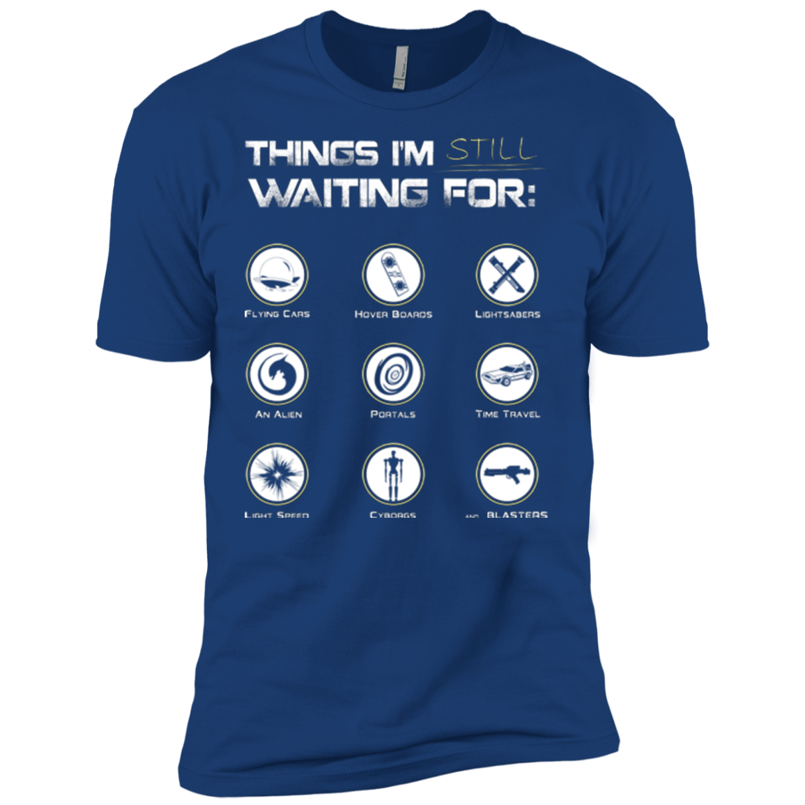 T-Shirts Royal / X-Small Still Waiting Men's Premium T-Shirt