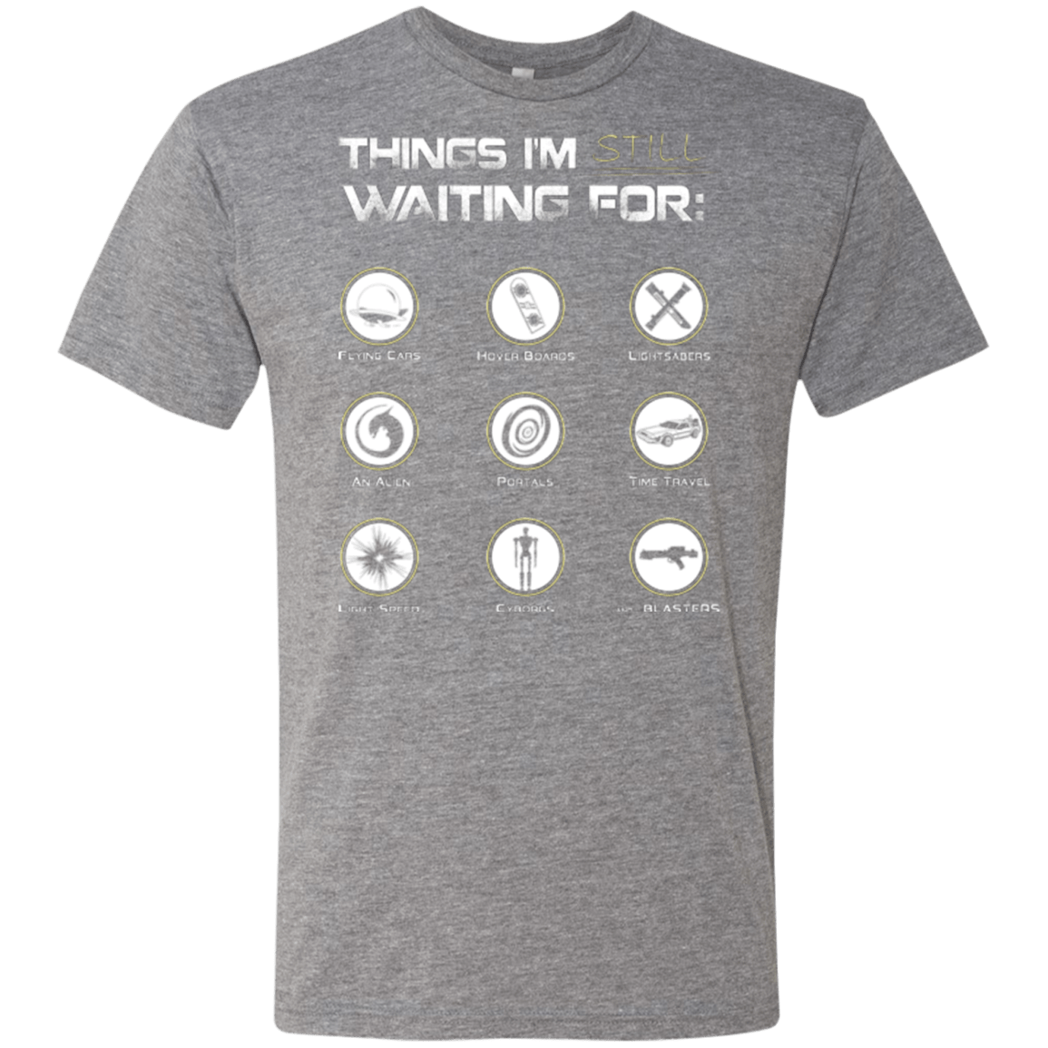 T-Shirts Premium Heather / Small Still Waiting Men's Triblend T-Shirt