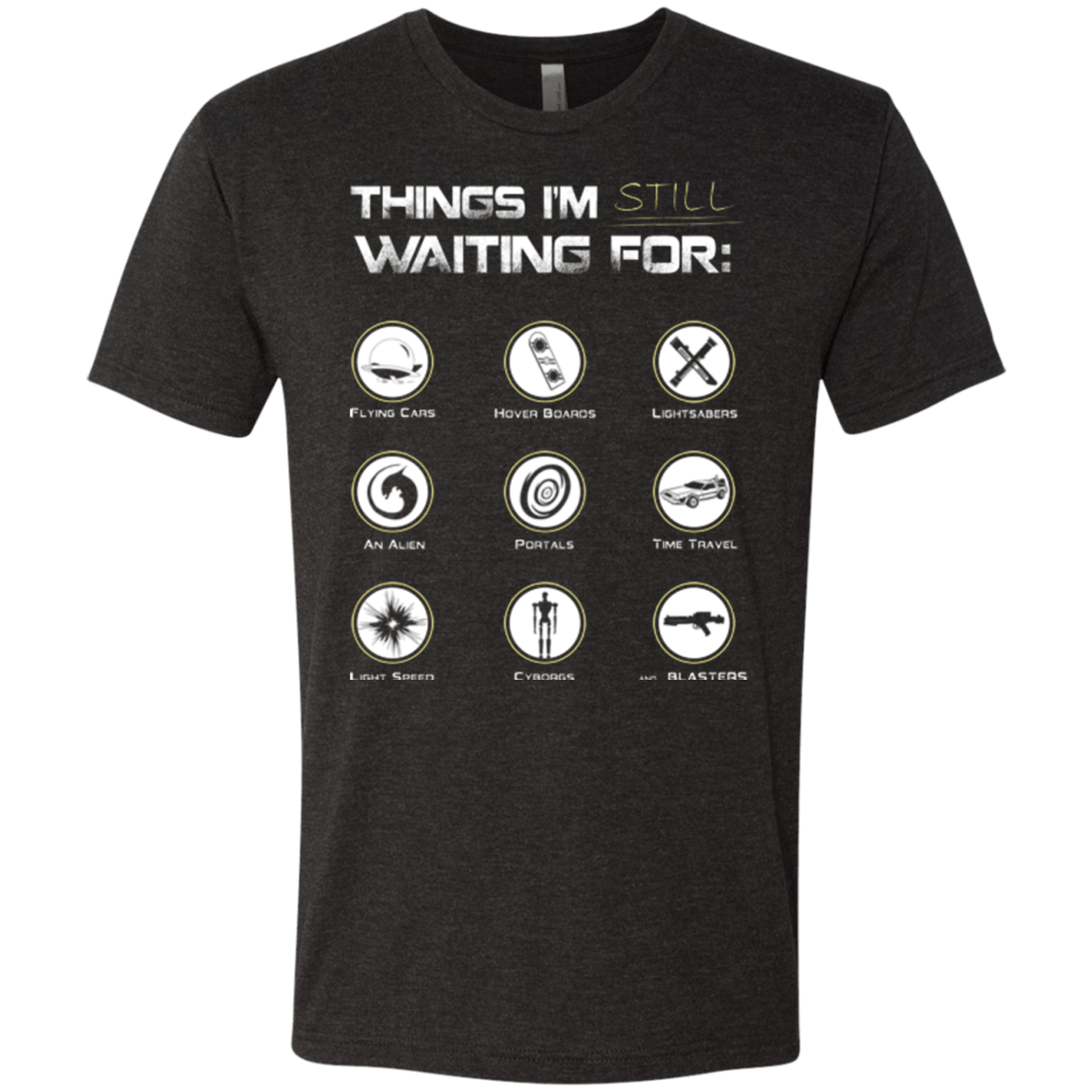 T-Shirts Vintage Black / Small Still Waiting Men's Triblend T-Shirt