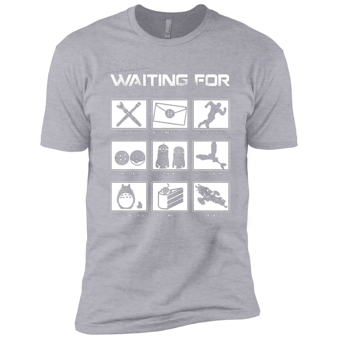 T-Shirts Heather Grey / YXS Still Waiting Part 2 Boys Premium T-Shirt