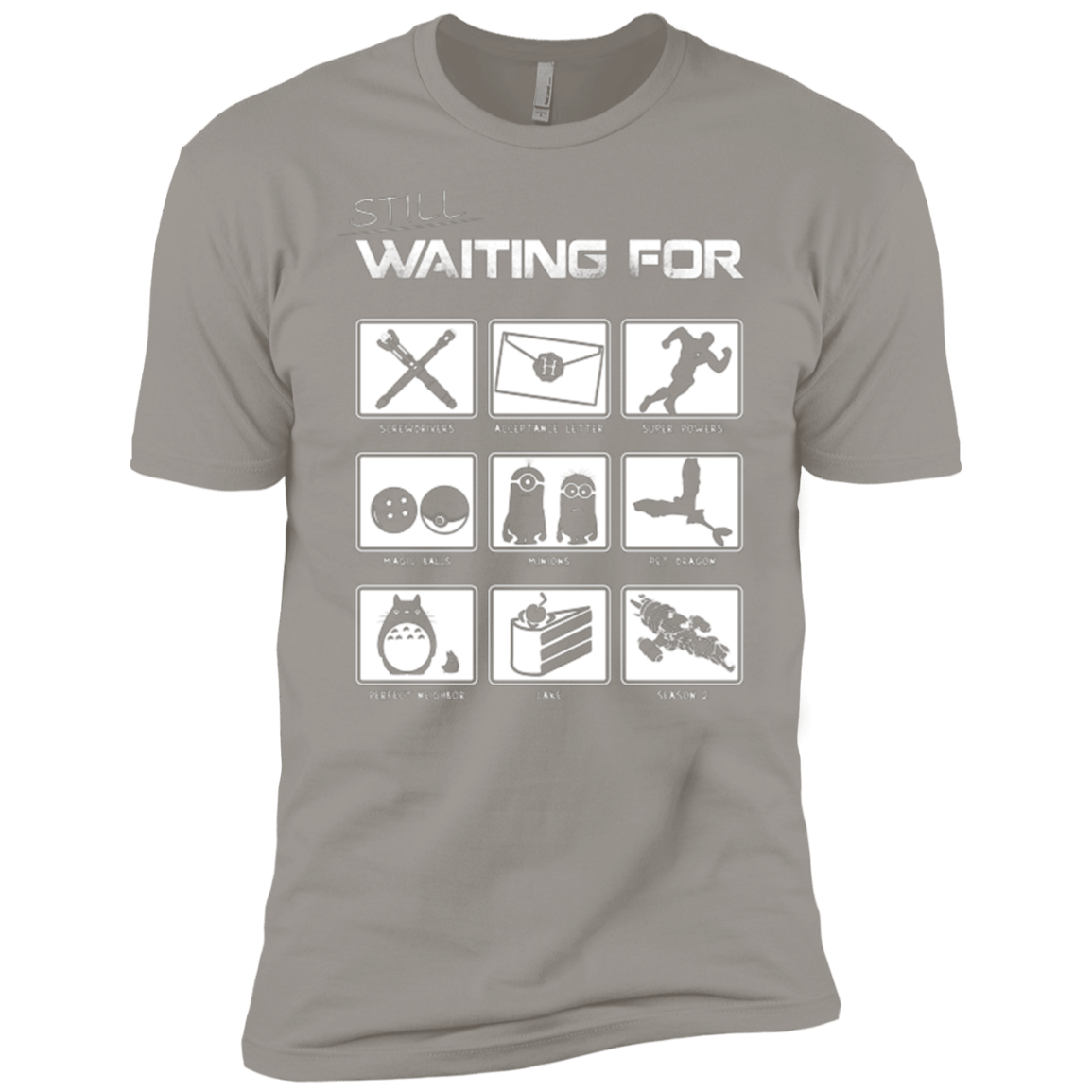 T-Shirts Light Grey / YXS Still Waiting Part 2 Boys Premium T-Shirt