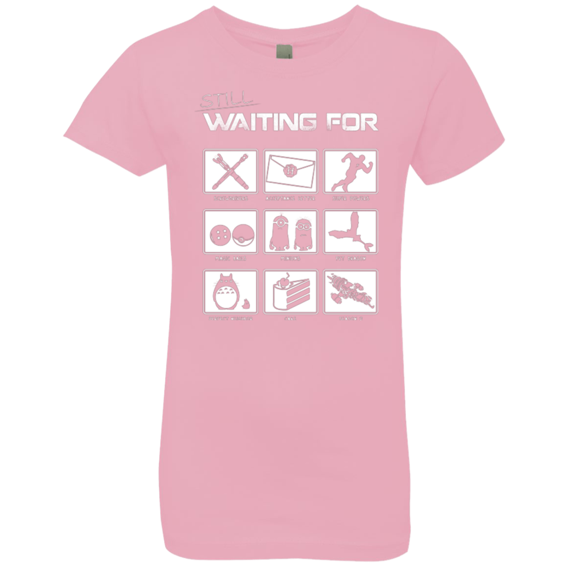 T-Shirts Light Pink / YXS Still Waiting Part 2 Girls Premium T-Shirt