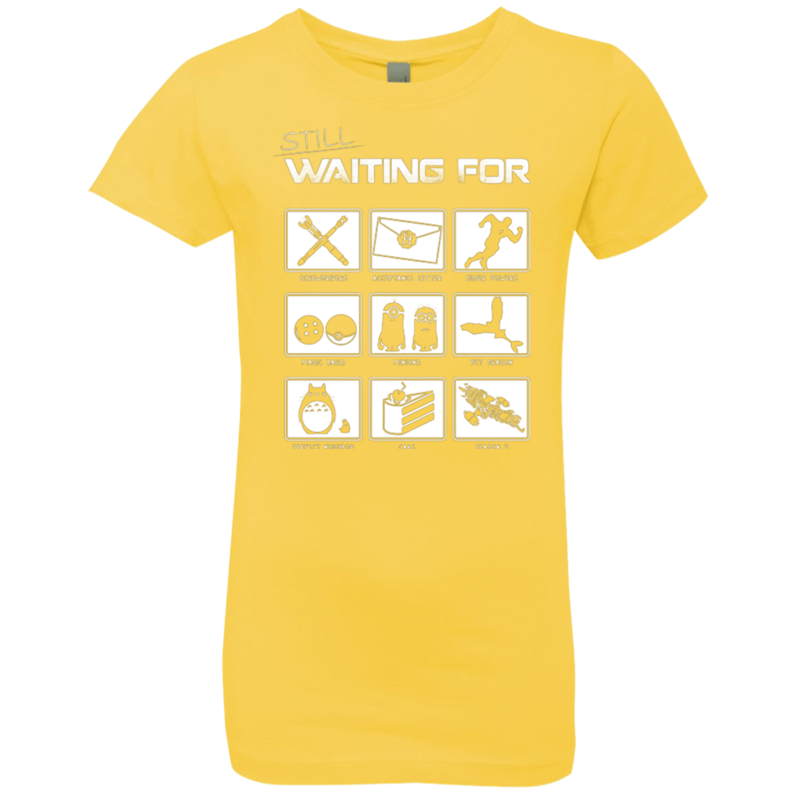 T-Shirts Vibrant Yellow / YXS Still Waiting Part 2 Girls Premium T-Shirt