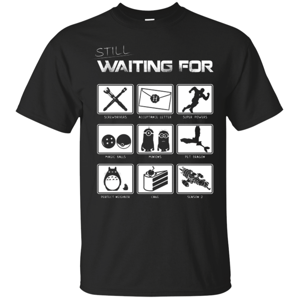 T-Shirts Black / Small Still Waiting Part 2 T-Shirt