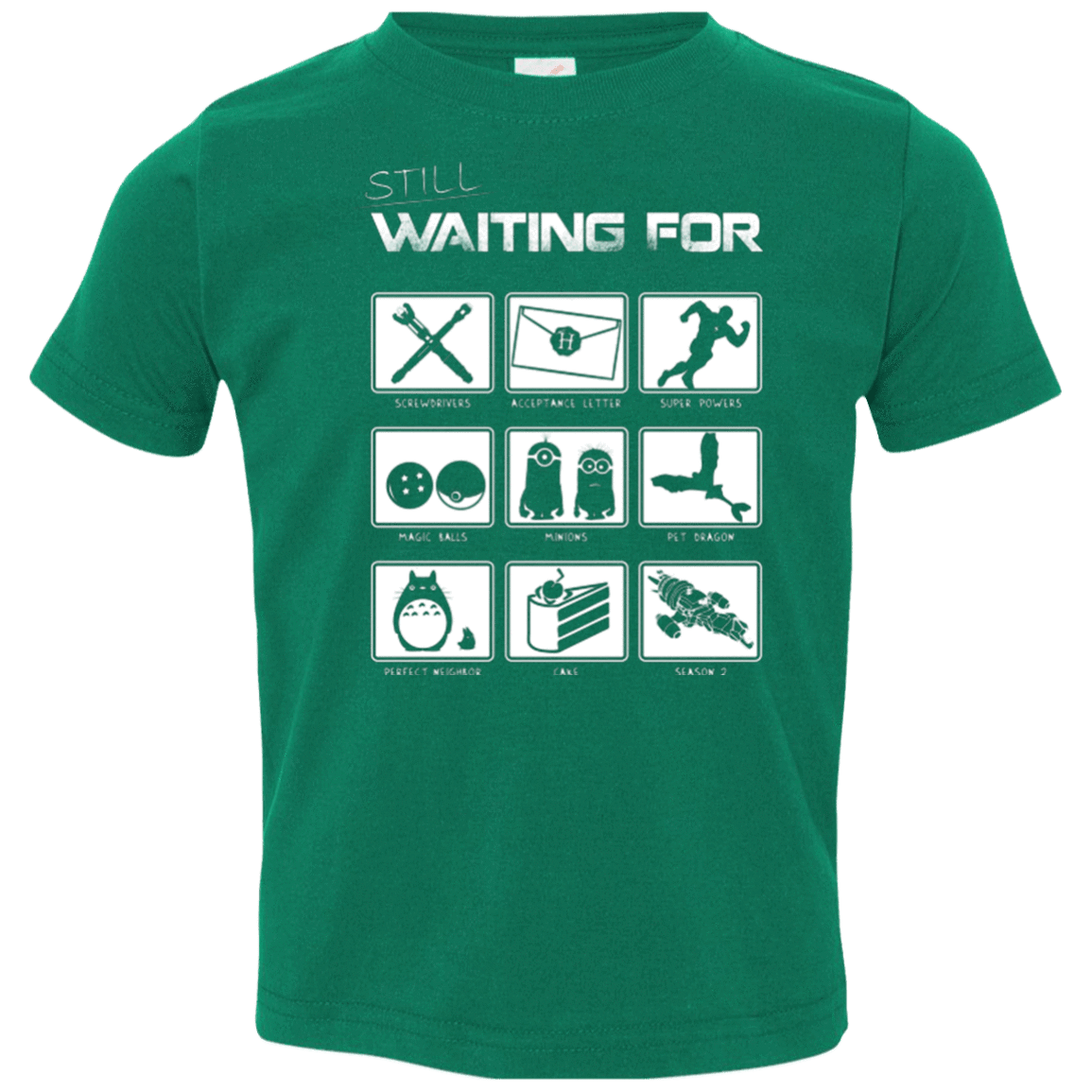 T-Shirts Kelly / 2T Still Waiting Part 2 Toddler Premium T-Shirt