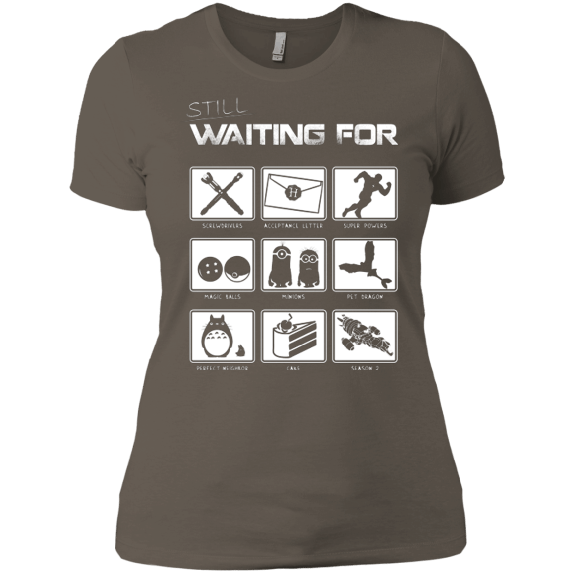 T-Shirts Warm Grey / X-Small Still Waiting Part 2 Women's Premium T-Shirt