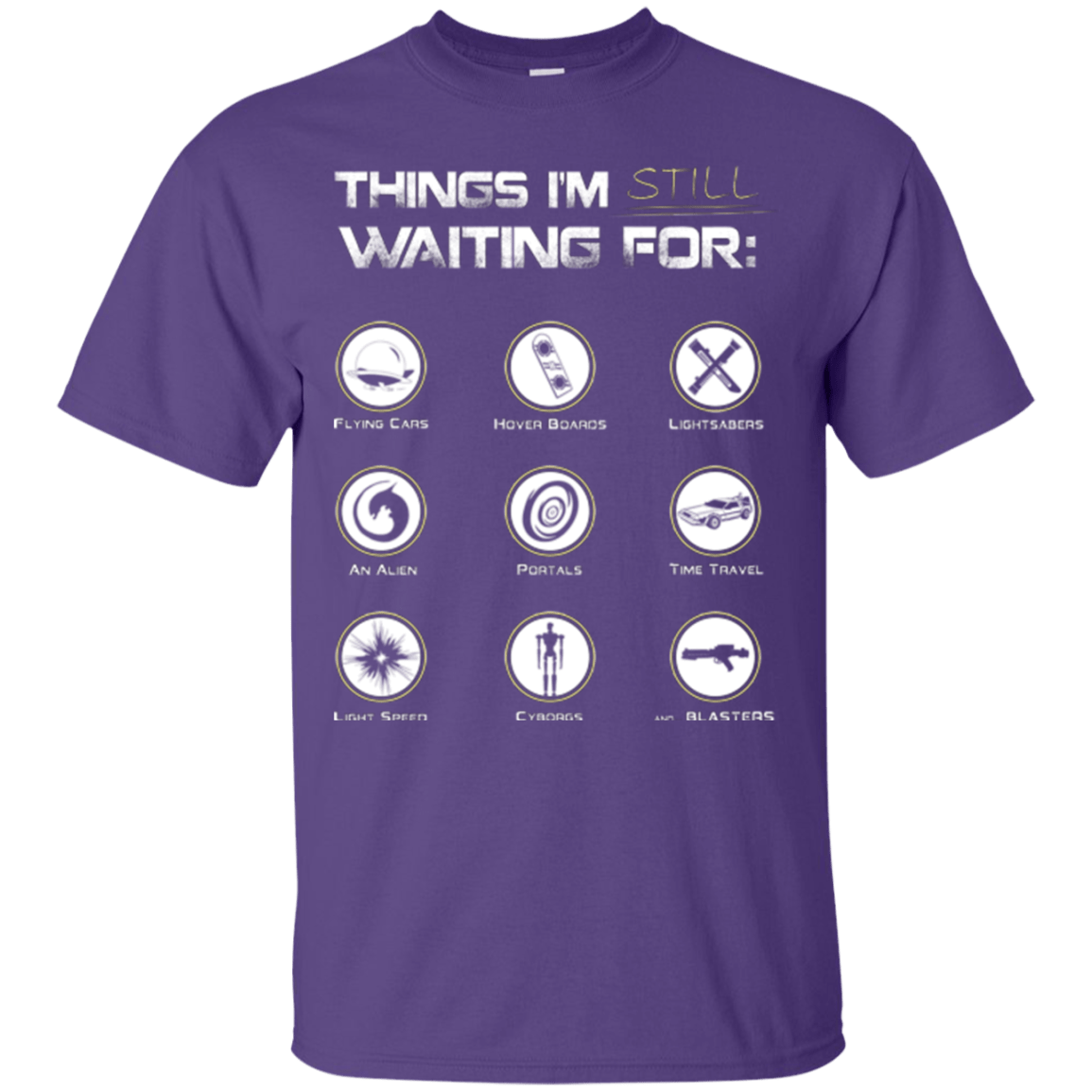 T-Shirts Purple / Small Still Waiting T-Shirt