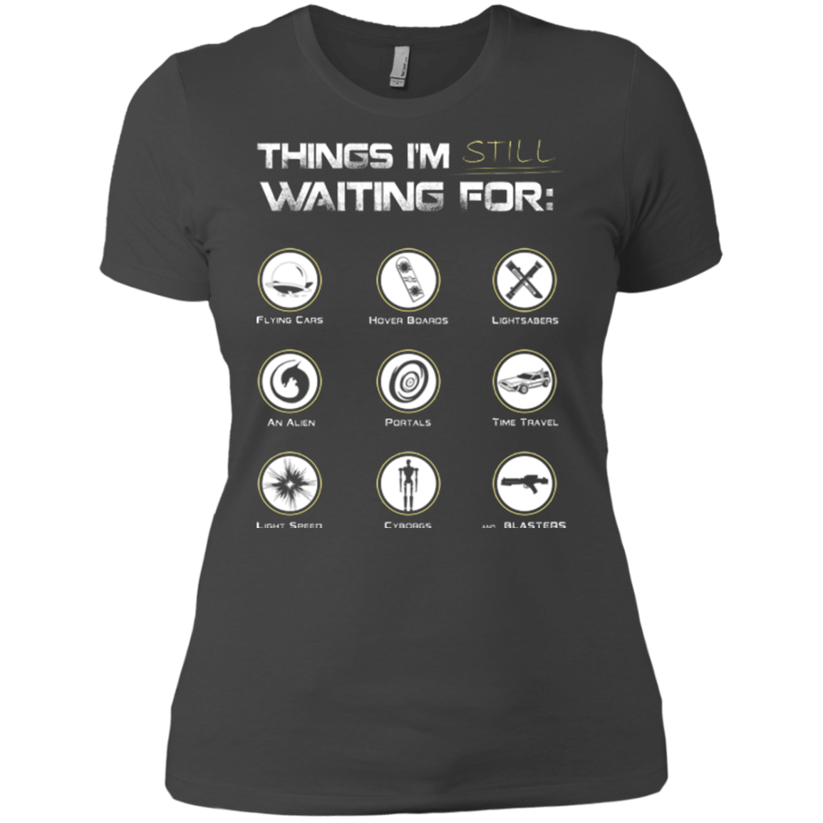 T-Shirts Heavy Metal / X-Small Still Waiting Women's Premium T-Shirt