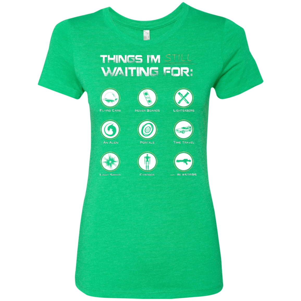 T-Shirts Envy / Small Still Waiting Women's Triblend T-Shirt