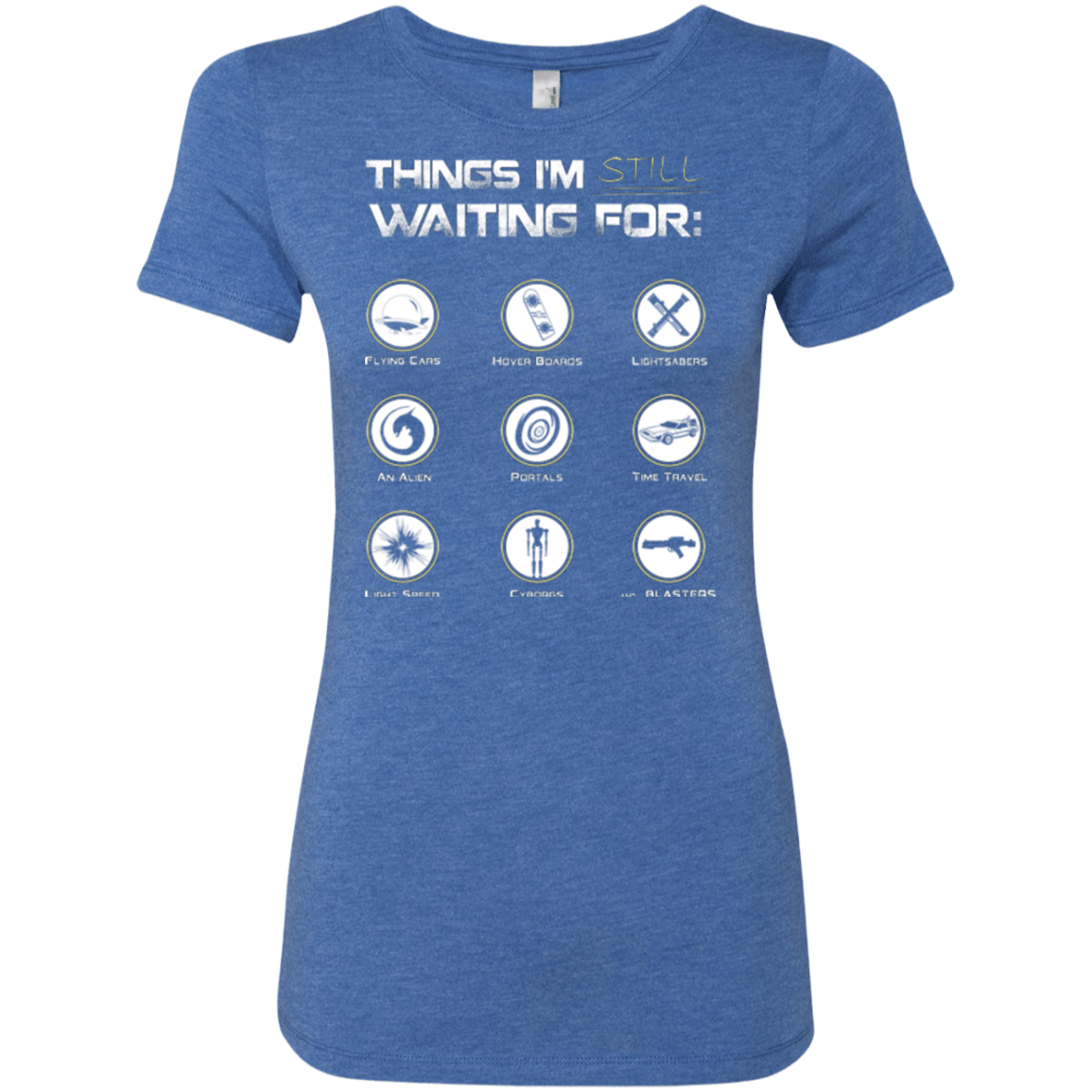 T-Shirts Vintage Royal / Small Still Waiting Women's Triblend T-Shirt
