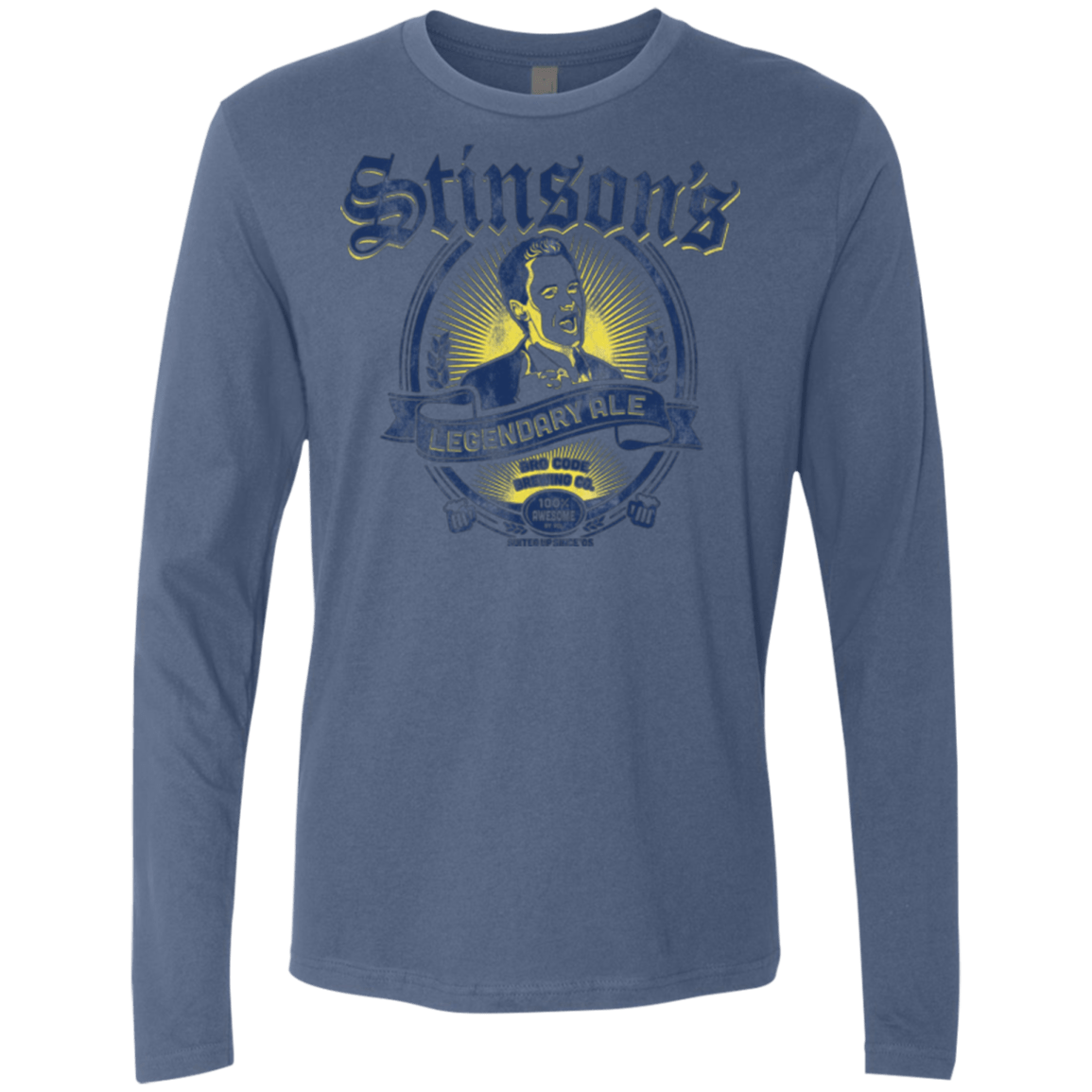 T-Shirts Indigo / Small Stinsons Legendary Ale Men's Premium Long Sleeve